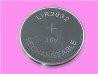 供应LIR2032可充纽扣电池