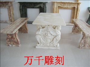 供应石凳石雕 石桌石桌 长凳石雕 石雕石凳 石雕石桌