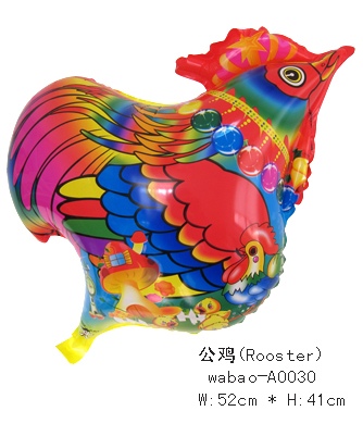 供应内蒙古巴彦淖尔五原县2米升空球广告印字小气球厂家直销批发：公鸡