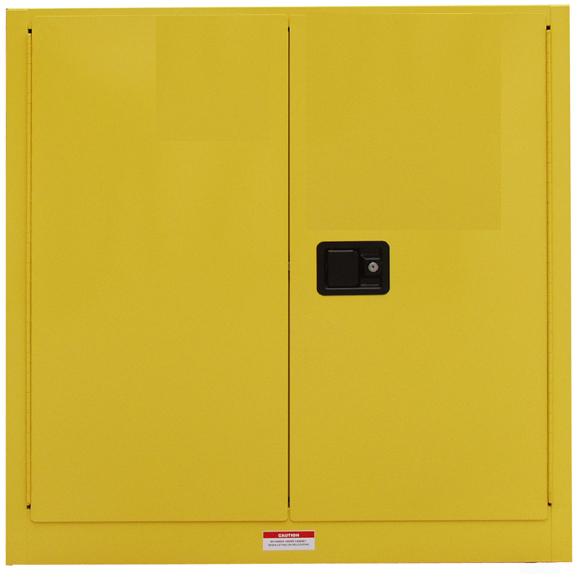 中山45加仑易燃液体防火安全柜//防火柜/化学品柜、黄色防爆柜
