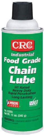 供应美国CRC03055 食品级链条及钢缆润滑剂