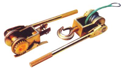 供应钢丝绳手扳葫芦，棘轮式张力收线器