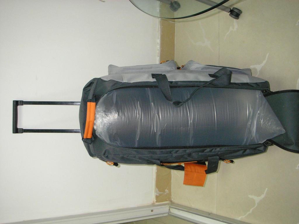 供应厂家直销较低价拉杆箱填充气袋包装保护袋