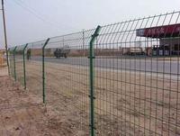 双边铁丝焊接浸塑围栏网-护栏网-双边丝护栏网-圩堤护栏