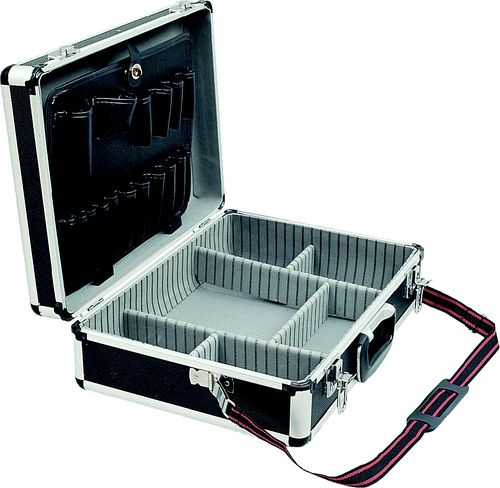 供应铝制手提工具箱，黑色铝制手提工具箱，工程师手提工具箱