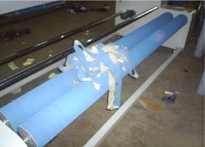 供应验布机卷布机纺织机滚轴糙面橡胶带