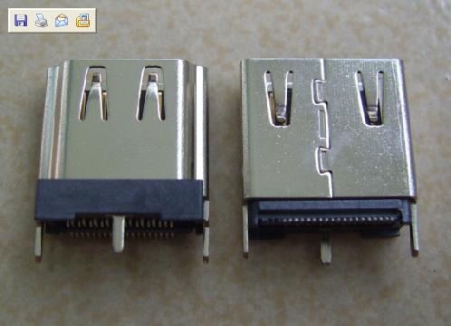 供应立式贴片HDMI连接器