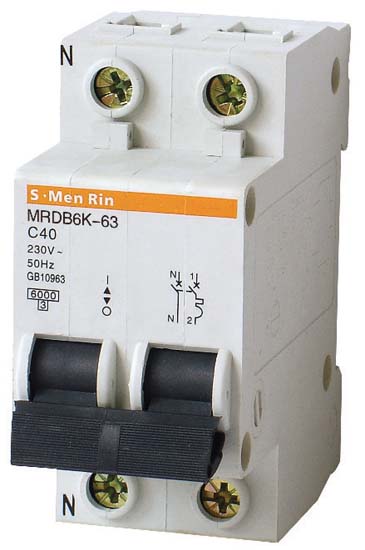 MRDB6K-63 10A 1P+N民用断路器
