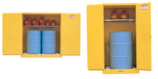 供应sysbel易燃液体油桶储存柜 工业*柜单油桶型/两油桶型