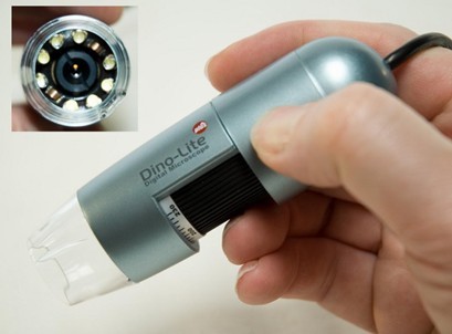 供应美国DINOLITE公司钢笔型400倍数码迷你手持式显微镜