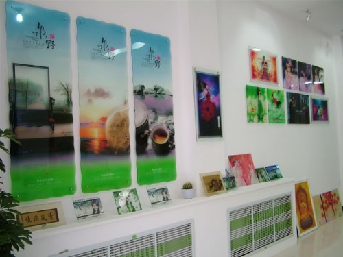 供应重庆贵州云南冰晶画设备冰晶画技术无框画移门隔断墙画设备