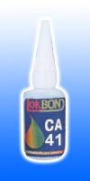 LOKBOND CA41#特种材料粘接的无白化秒干胶 金属粘橡胶 ❤合金胶水