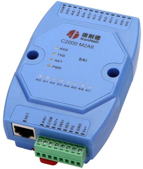供应4-20mA电流环信号转网络,模拟量转TCP/IP以太网模块