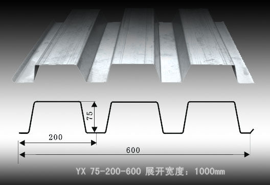 供应YX75-200-600型钢承板，优质选材，质量保证！