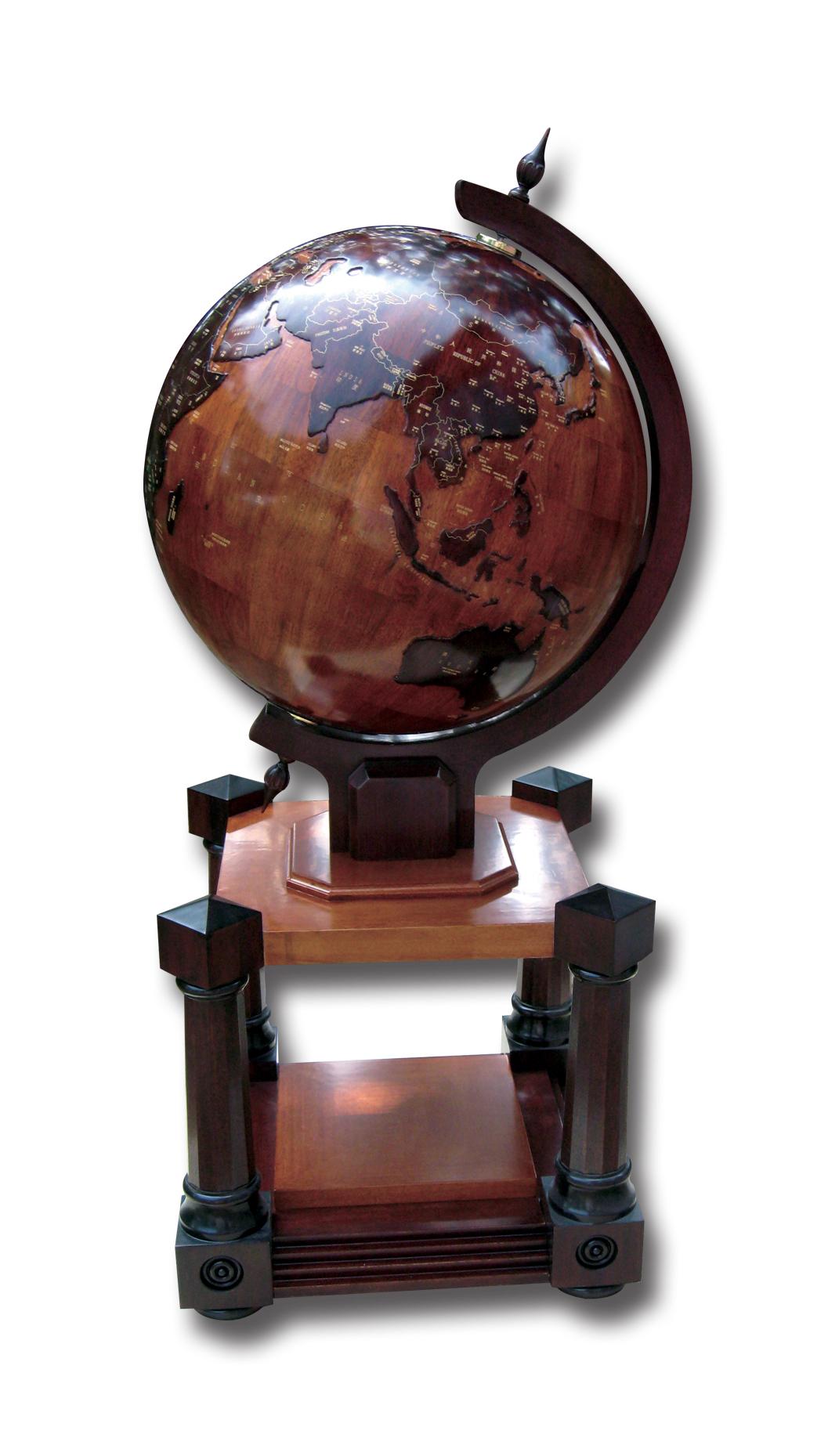 供应木制地球仪、实木浮雕地球仪、盲人地球仪、商务地球仪