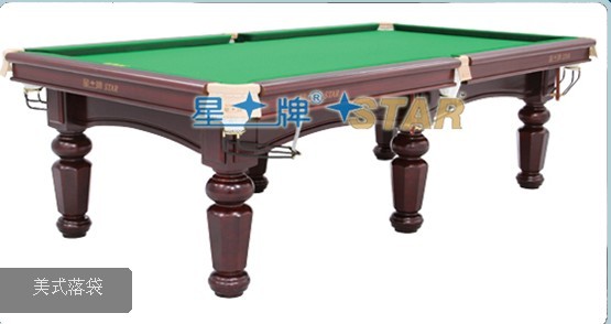 供应星牌美式落袋台球桌XW116-9A 台球桌尺寸 台球桌价格 星牌台球桌价格 济南台球桌价格 台球桌厂家
