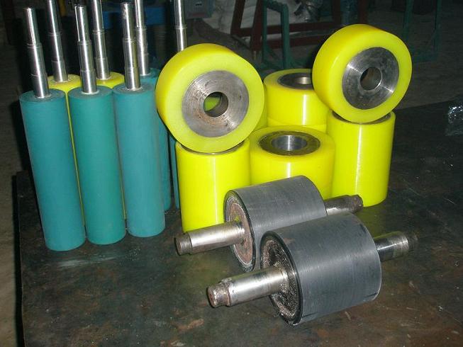 供应北京滚轮包胶，铁轮包胶，传动轮包胶，耐磨聚氨酯橡胶包胶