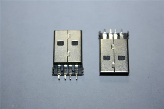 USB AM A公短体加长连接器插头