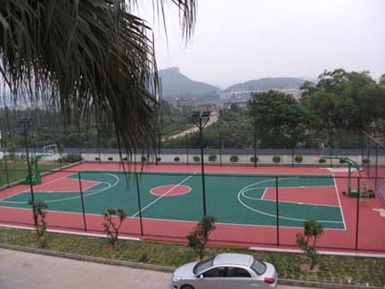 施工无锡橡胶篮球场的单位，无锡篮球场场地施工，运动场地地面施工-奥体体育