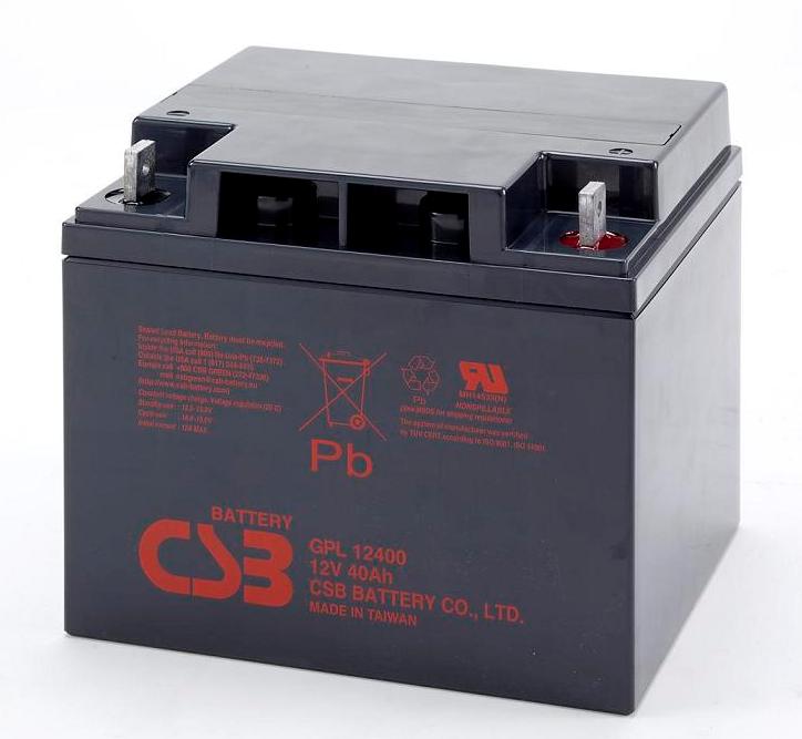 GPL1240012V 40Ah CSB电池