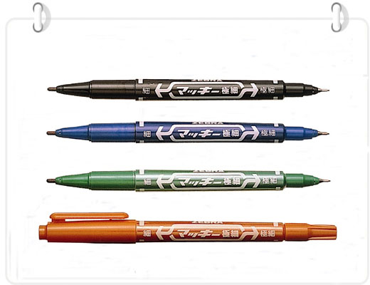 供应油性笔，低价日本斑马油性笔，双头油性笔