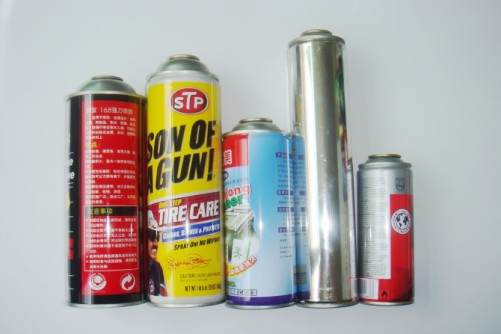 源头厂家批发贴标气雾罐白色马口铁气雾罐加工气雾剂罐定制