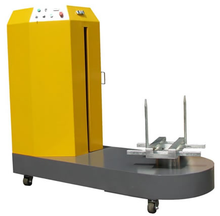 行李缠绕机 机场行李打包机 行李缠绕膜包装机 可以选择南昌众翔牌