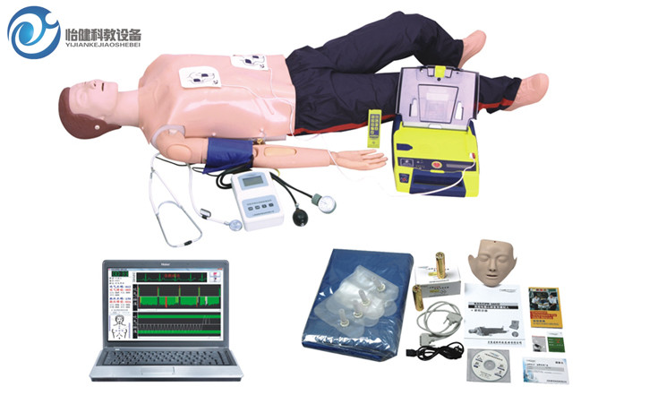 电脑多功能模拟人,心肺复苏模拟人,血压测量模拟人,AED除颤仪