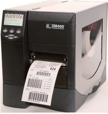 供应美国斑马ZM400工业级条码标签打印机