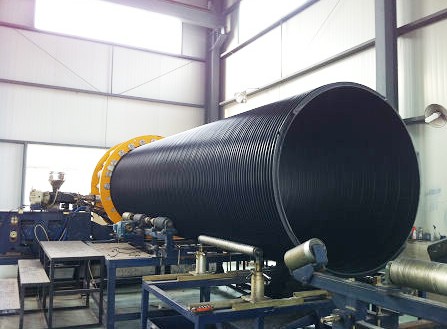 供应仕诚HDPE大口径中空壁缠绕管生产线