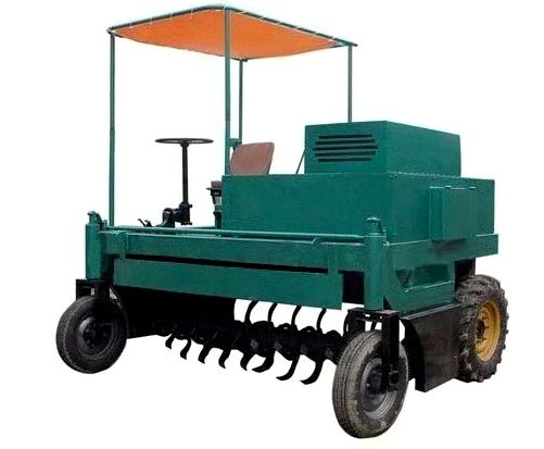 供应**肥生产设备-自行式翻堆机