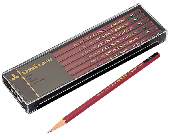 供应日本三菱铅笔 UNI红色三菱铅笔 三菱硬度测试铅笔