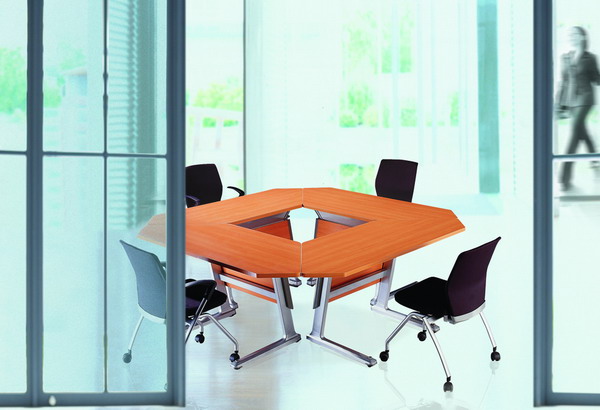 供应折叠式条形办公桌 条形会议桌大量新颖办公家具订购