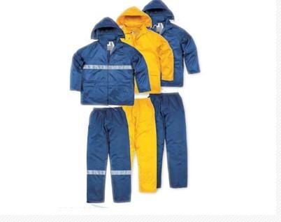 代尔塔Delta407003 407004 分体式雨衣反光雨衣雨衣防雨水服 聚酰胺材质雨衣