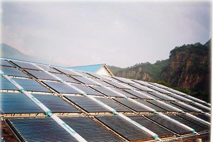 供应桑乐洗浴中心太阳能热水工程实例