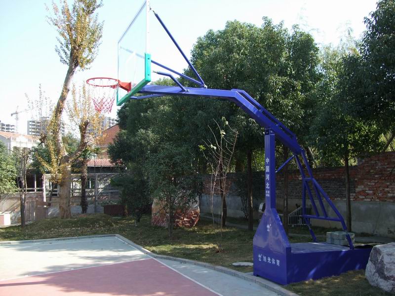 供应篮球架价格问武汉双龙旭光体育器材/移动、比赛篮球架现场销售
