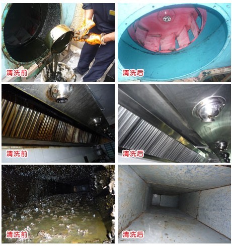 上海厨房排烟管道清洗，厨房油烟清洗，油烟清洗公司