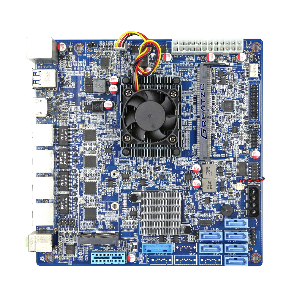供应工控商用3.5寸主板 双核 支持1080P 工业电脑 ZC35-A56DL