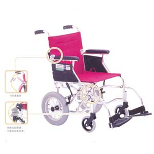 供应轮椅折叠尺寸很小 西安建设路残疾人轻便轮椅