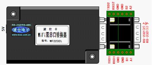 供应WF2232L--WiFi/双串口转换器