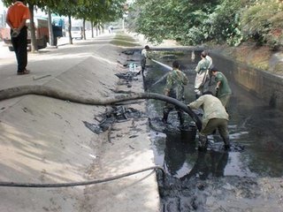 上海崇明 工业污水池清理