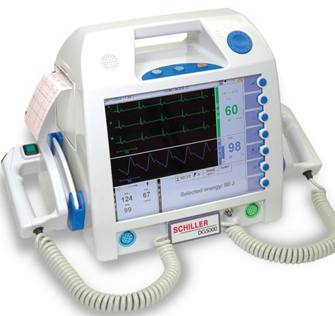 供应席勒除颤监护仪|DG-5000D 型 除颤监护+起博+血氧+无创血压+AED|价格|报价\