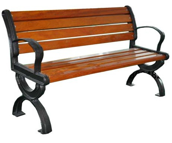 河北佰茂不锈钢户外休闲椅铁艺焊接座凳铸铝脚公园椅厂家直销