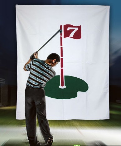 供应高尔夫打击布 靶布 幕布定做 可印logo