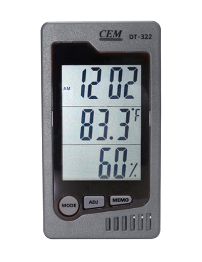 供应多功能台式温湿度表DT-322 多功能温湿度仪温湿度计温湿度检测