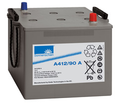 供应德国阳光蓄电池A412/90A\12V90AH铅酸蓄电池价格
