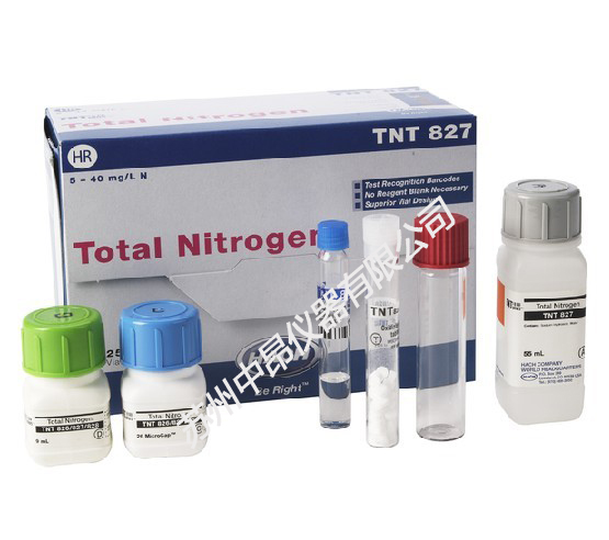 美国HACH哈希TNT827总氮试剂25次5-40 N MG/L过硫酸盐氧化法