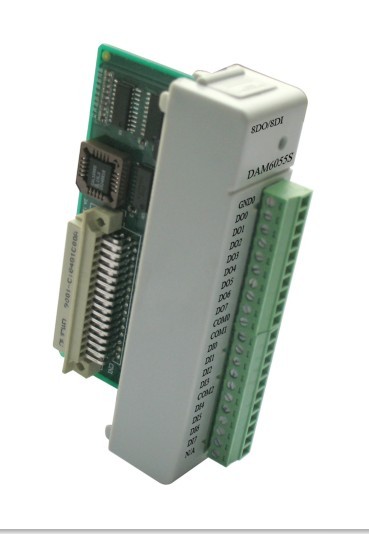 供应 带LED显示的16路隔离数字量输入输出I/O模块