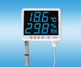 乐享AS1009温湿度变送器 温湿度记录仪 RS485通信带继电输出大屏显示