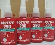 Loctite乐泰290胶水 中强度 螺纹修补胶水 渗透级 绿色250ml/支